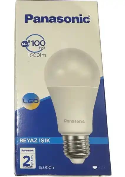 Panasonic 14W Beyaz Işık E27 LED Ampul Yüksek Performanslı ve Enerji Tasarruflu