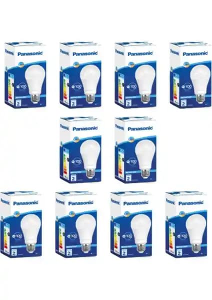 Panasonic LED Ampul Seti 10'lu 14W E27 Beyaz Işık 1500 Lümen Enerji Tasarruflu