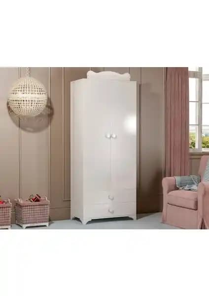 Patiko Patikobabysun 2 Kapılı Dolap: Dayanıklı ve Fonksiyonel Çocuk Odası Depolama Çözümü