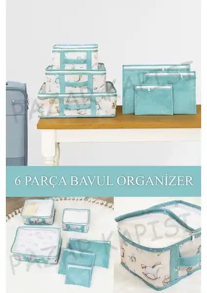 Pazar Kapısı Baby Lüks 6'lı Bavul Organizer Seyahat Çantası İnceleme ve Kullanıcı Yorumları
