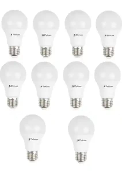 Pelsan 9W Beyaz Işık 6500K E27 LED Ampulü Çevreci ve Uzun Ömürlü Aydınlatma Çözümü