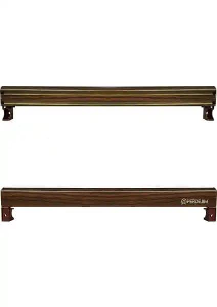 Perdejim Ceviz Dekoratif Perde Kornişi: Estetik ve Dayanıklı Modern Tasarım