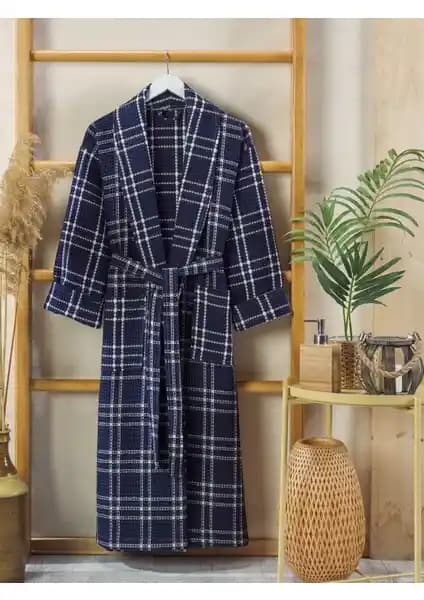 Philippus Erkek Ekose Bornoz: Yumuşak ve Dayanıklı Yazlık Plaj Giyim Seçeneği