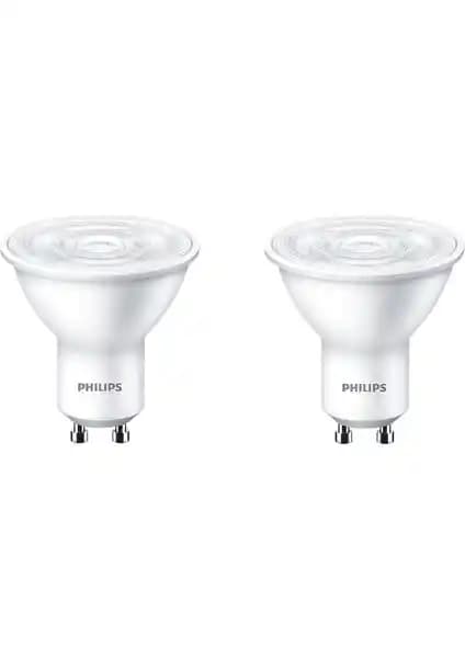 Philips Essential 3.2-40W Sarı Işık GU10 LED Spot Ampul: Enerji Verimli ve Şık Aydınlatma Çözümü