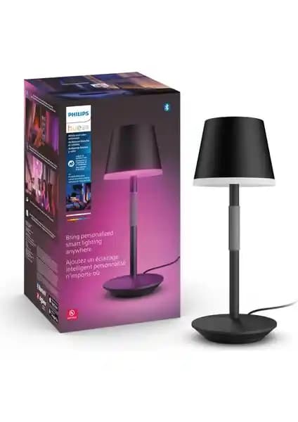Philips Hue Go Belle Taşınabilir Masa Lambası Modern ve Şık Tasarımıyla Akıllı Aydınlatma Çözümü