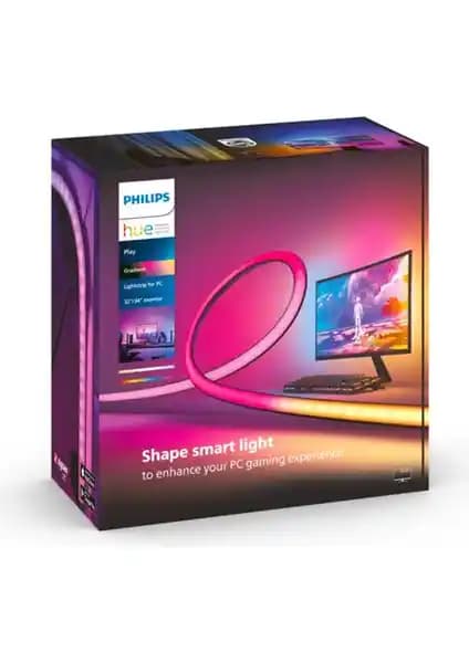 Philips Hue Gradient 32-34 inç PC LED Şerit ile Modern ve Kişisel Aydınlatma Deneyimi