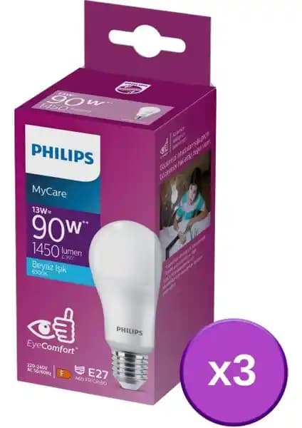 Philips LED 13W Beyaz Işık Ampulü Enerji Verimli ve Uzun Ömürlü Aydınlatma Çözümü
