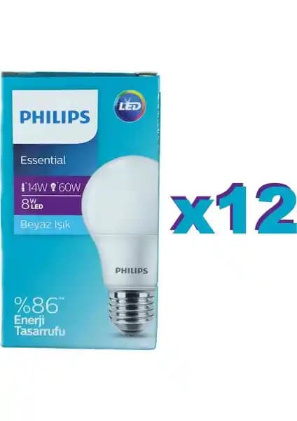Philips LED Ampul 8 Watt Beyaz Işık: Enerji Tasarruflu ve Dayanıklı Aydınlatma Çözümü