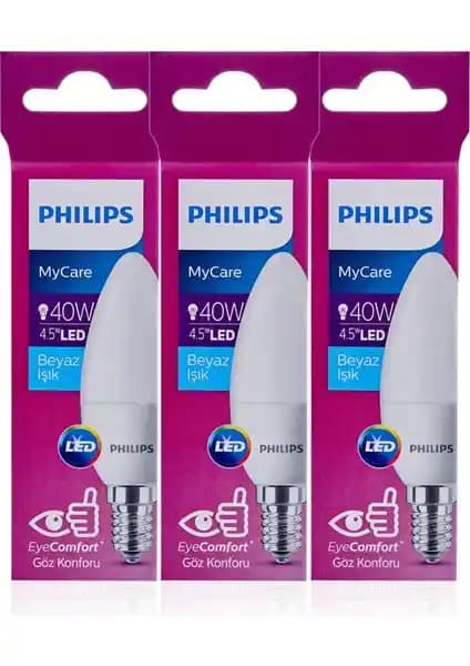 Philips LED Mum Ampul 40W E14 Duy Tipi Modern İç Mekan Aydınlatması