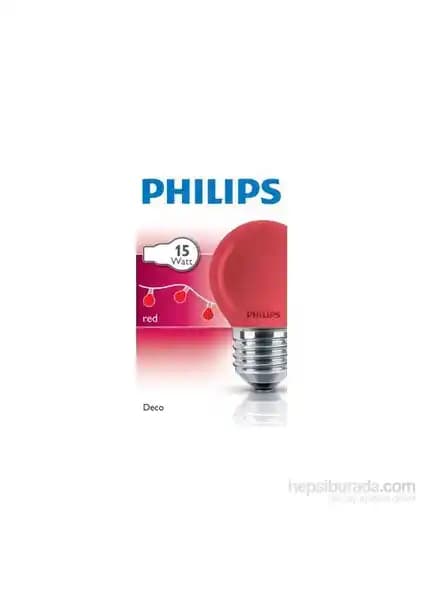 Philips Party 15W E27 Kırmızı Ampul ile Partilerde Canlı Atmosfer Yaratın