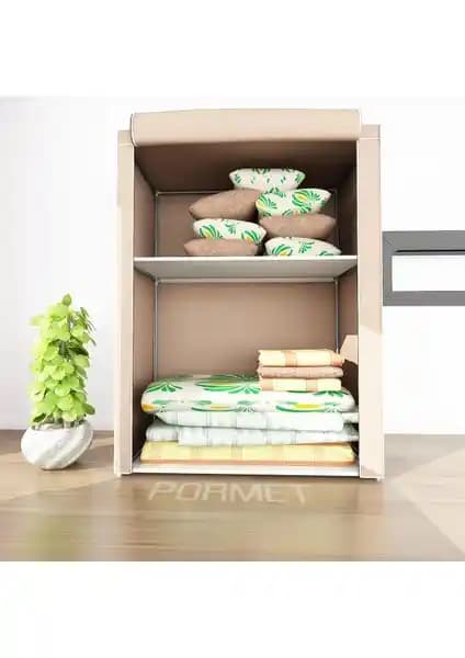 PorBig Güçlendirilmiş Çelik Profilli Yorgan Hurcu Dayanıklı ve Estetik Saklama Çözümü