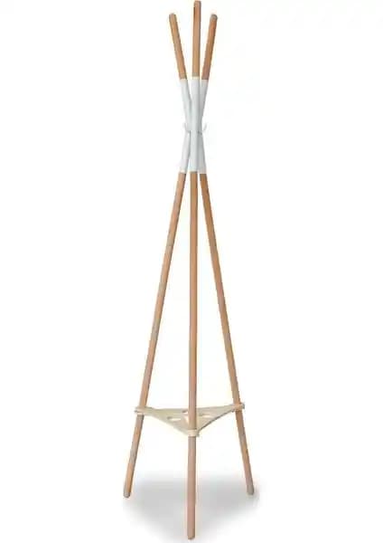 Prado Ayaklı Ahşap Askılık Modern ve Pratik Tasarımıyla Dekorasyonunuza Şıklık Katıyor