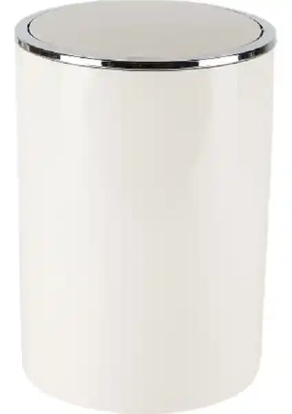 Primanova Lenox 6 Litre Bej Çöp Kovası Modern ve Şık Tasarım Özellikleri