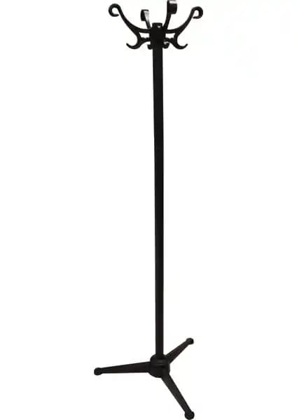 Primanova Siyah Metal Portmanto K02: Modern ve Dayanıklı Depolama Çözümü