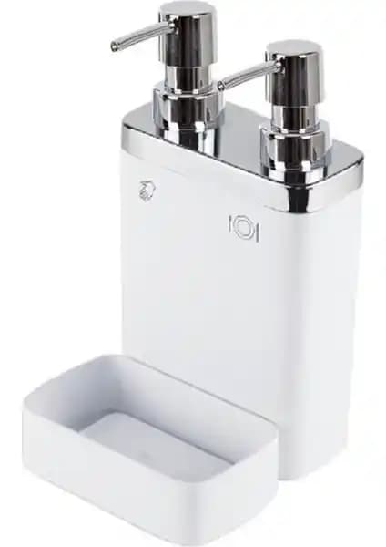 Primanova Viva Süngerlikli İkili Sıvı Sabunluk: Estetik ve Fonksiyonellik Bir Arada