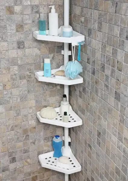 Primanova Yaylı Banyo Köşe Rafı Köşelik: Fonksiyonel ve Estetik Çözüm