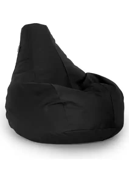 Pufumo Damla Armut Koltuk Siyah Modern ve Dayanıklı Oturma Çözümü