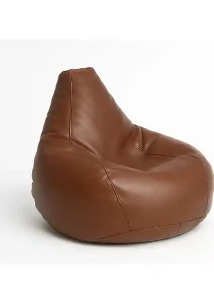 Pufumo Deri Armut Koltuk Kahverengi Modern Oturma Çözümü ve Tasarım Özellikleri