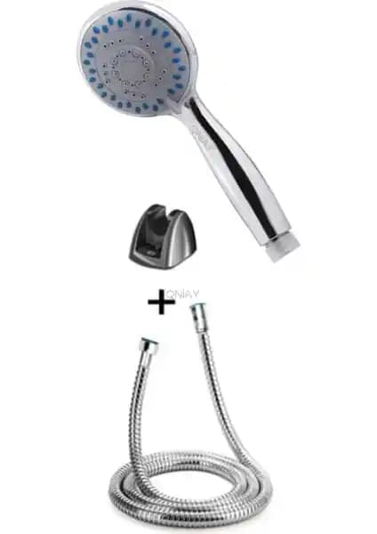 Qniay Onyon 3 Lü Set Krom: Modern ve Çok Fonksiyonlu Banyo Çözümü
