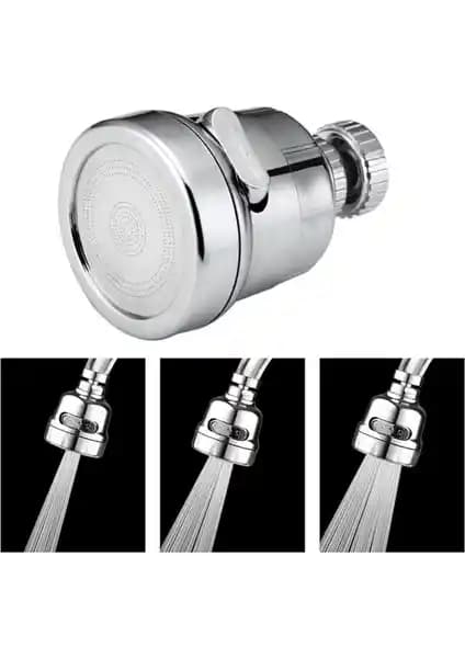 Qniay Tasarruflu Oynar Başlık Krom ile Su Tasarrufu ve Çok Fonksiyonlu Kullanım