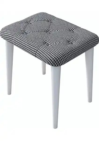 Rani BM101 Puf Ahşap Ayaklı Tabure: Modern ve Dayanıklı Çok Amaçlı Oturma Ürünü