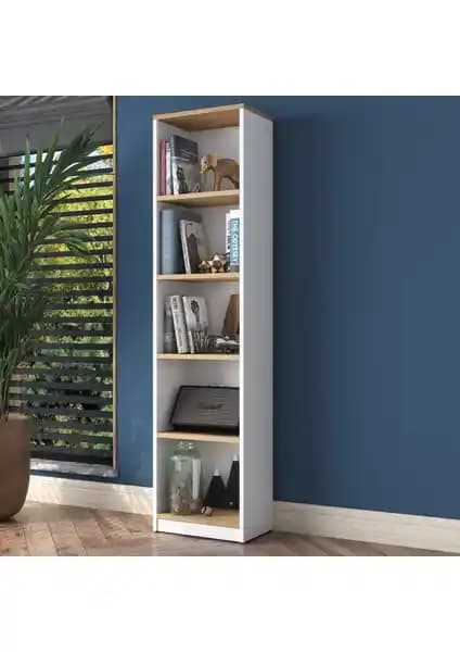 Rani HC111 Kitaplık: Modern ve Fonksiyonel Tasarımıyla Ev ve Ofis Dekorasyonuna Uygun