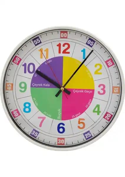 Regal Venüs Çocuk Odası Duvar Saati: Eğitici ve Şık Tasarım Ayrıntılarıyla
