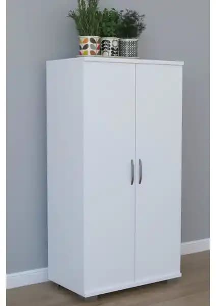 Remaks 110 cm Çok Amaçlı Kapaklı Mutfak Dolabı Beyaz - Dayanıklı ve Şık Tasarım