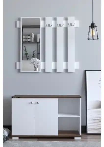 Remaks Plus Aynalı Vestiyer ve Ayakkabılık: Estetik ve Fonksiyonellik Bir Arada
