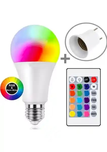 Renk Değiştiren Uzaktan Kumandalı LED Gece Lambası Modern Tasarım ve Enerji Tasarrufu