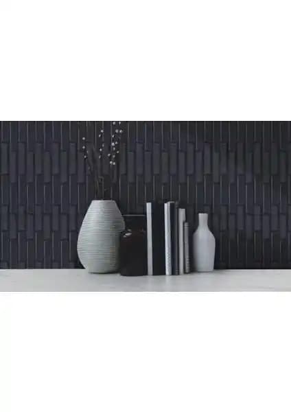 Renkli Duvarlar NW66 Siyah Opak Model: Estetik ve Dayanıklı İç Mekan Duvar Dekoru Çözümü