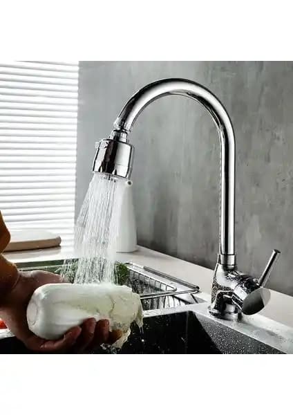Rennway 3 Fonksiyonlu Krom Oynar Musluk Başlığı ile Mutfakta Pratiklik ve Şıklık