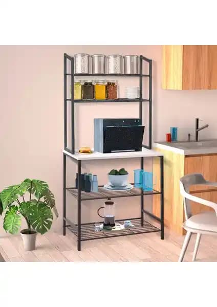 RetoDesign Beyaz Mutfak Bangosu: Çok Amaçlı, Dayanıklı ve Modern Tasarımlı Raf