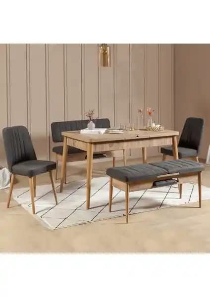 Reysa Mobilya Sembol Extra Masa Takımı Modern ve Çok Yönlü Kullanım İçin Uygun
