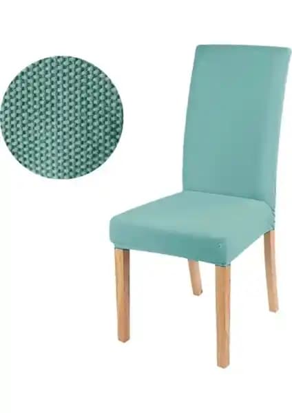 Riseler Balpeteği Desen Likra Kumaşlı Sandalye Örtüsü - Estetik ve Dayanıklı Tasarım