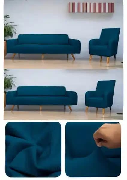 Riselerhome Balpeteği Vizon Kanepe Örtüsü 3+3+1+1 çok yönlü ve dayanıklı koruma çözümü