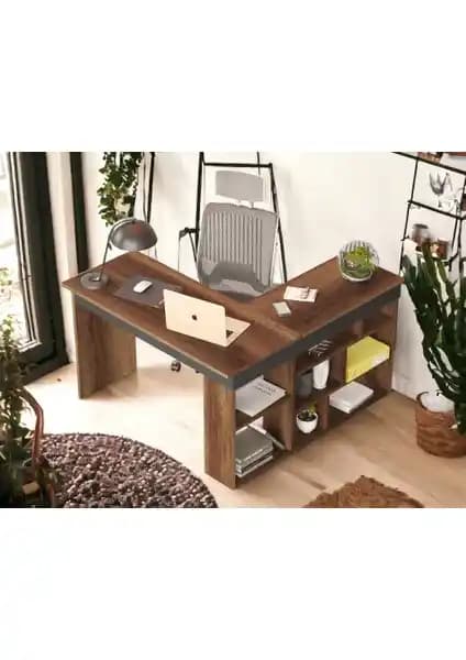 Robin Home Boston Kitaplık ve Çalışma Masası: Modern Ofis Çözümünüz