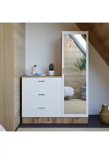 Robin Home Lyana Aynalı Gardırop ve Şifonyer Modern Tasarım ve Fonksiyonellik