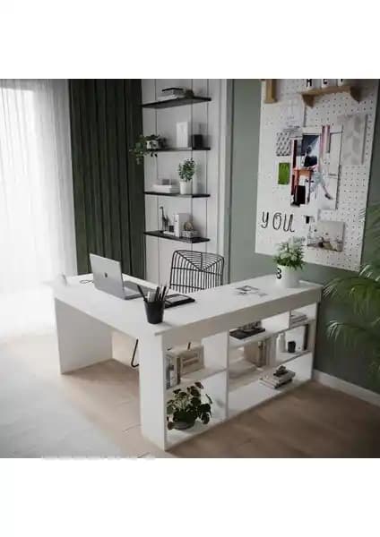 Robin Home Martin Kitaplık ve Çalışma Masası: Fonksiyonellik ve Estetiğin Modern Birleşimi