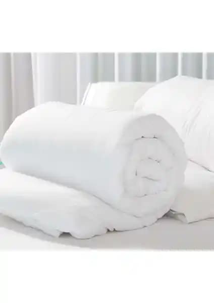 Romans Mikrofiber Silikon Yorgan Tek Kişilik 155x215 cm Yatak Örtüsü