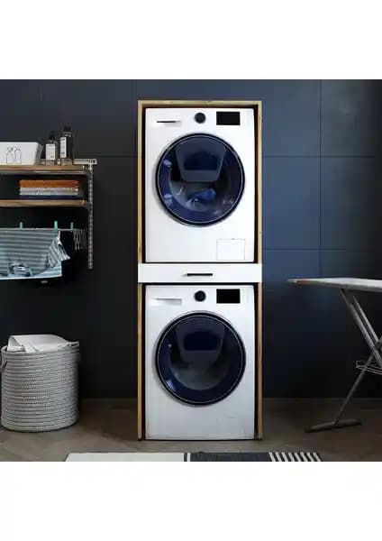 Roomart Çamaşır ve Kurutma Makinesi Dolabı: Estetik ve İşlevselliğin Uyumuyla Pratik Çözüm