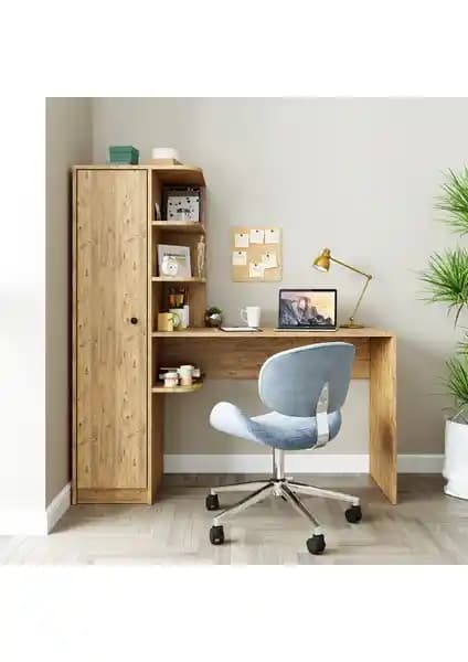 Roomart Roma Raflı Çalışma Masası: Ergonomik ve Şık Ofis Mobilyası Çözümü