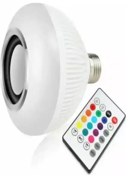 Runedo Bluetooth Hoparlör LED Lamba RGB Modern Çok Fonksiyonlu Aydınlatma Çözümü