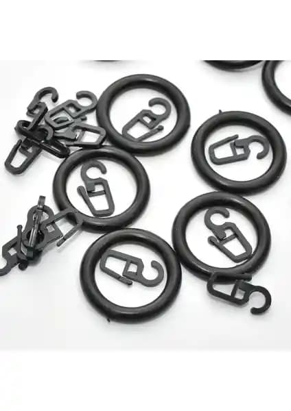 Rustik Perde Halkası ve Klips Seti: Estetik ve Fonksiyonelliğin İdeal Buluşması