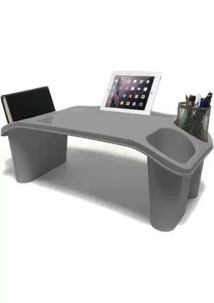 Saban Plastik Hobi Masası Laptop Sehpası Gri Çok Amaçlı ve Sağlıklı Kullanım İçin Uygun