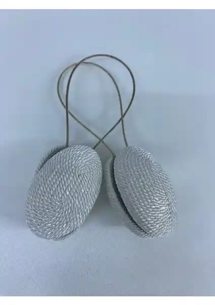 Şahinsoy Renkli Mıknatıslı Oval Perde Toplayıcı 2'li Paket Pratik ve Şık Tasarım