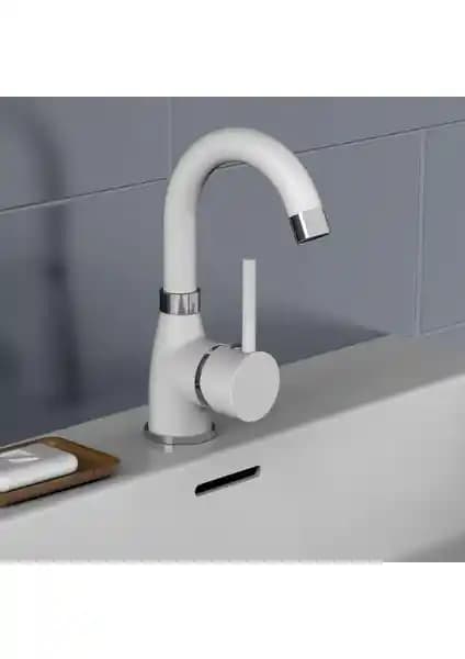 Sar<dı>cı Siyah Krom Lavabo Bataryası: Estetik ve Dayanıklı Modern Tasarım Çözümü