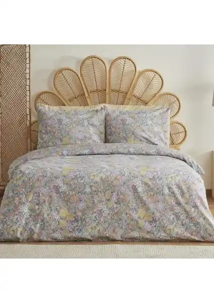 Sarah Anderson Emma Çift Kişilik Mavi Nevresim Takımı Estetik ve Dayanıklı Tasarım