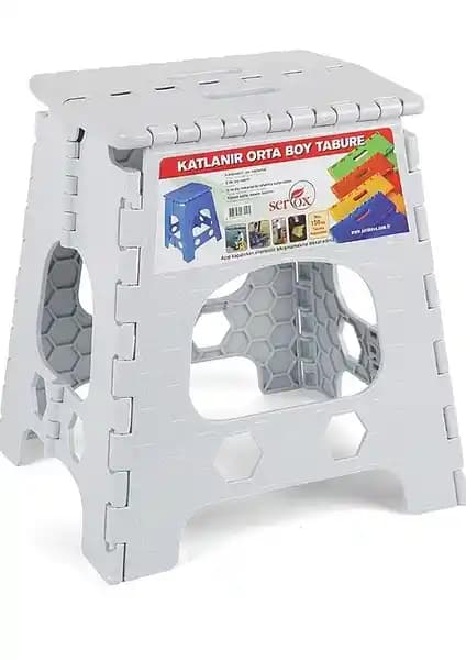 Saral Katlanır Tabure Orta S 2014: Dayanıklı ve Şık Bahçe ve Dış Mekan Oturma Çözümü