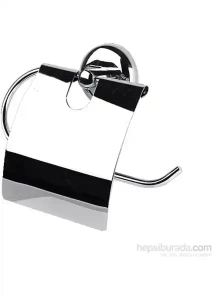 Saray Krom Kapaklı Tuvalet Kağıtlığı Nostalji: Şık ve Fonksiyonel Tasarım